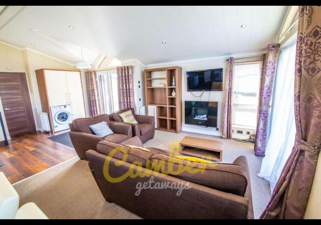 Mp768 - Camber Sands Holiday Park - Huge Lodge - Small Dog Friendly - Sleeps 8 Exteriör bild