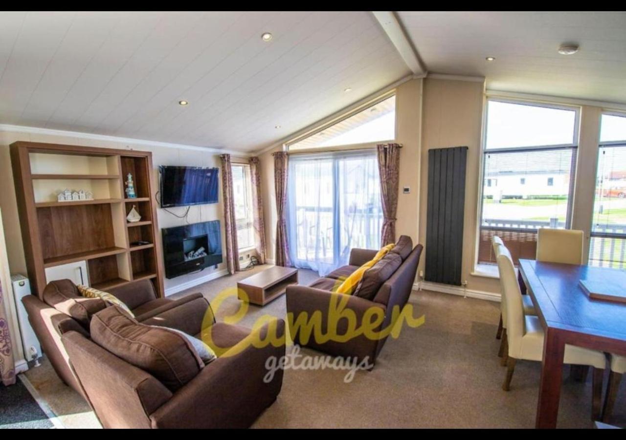 Mp768 - Camber Sands Holiday Park - Huge Lodge - Small Dog Friendly - Sleeps 8 Exteriör bild